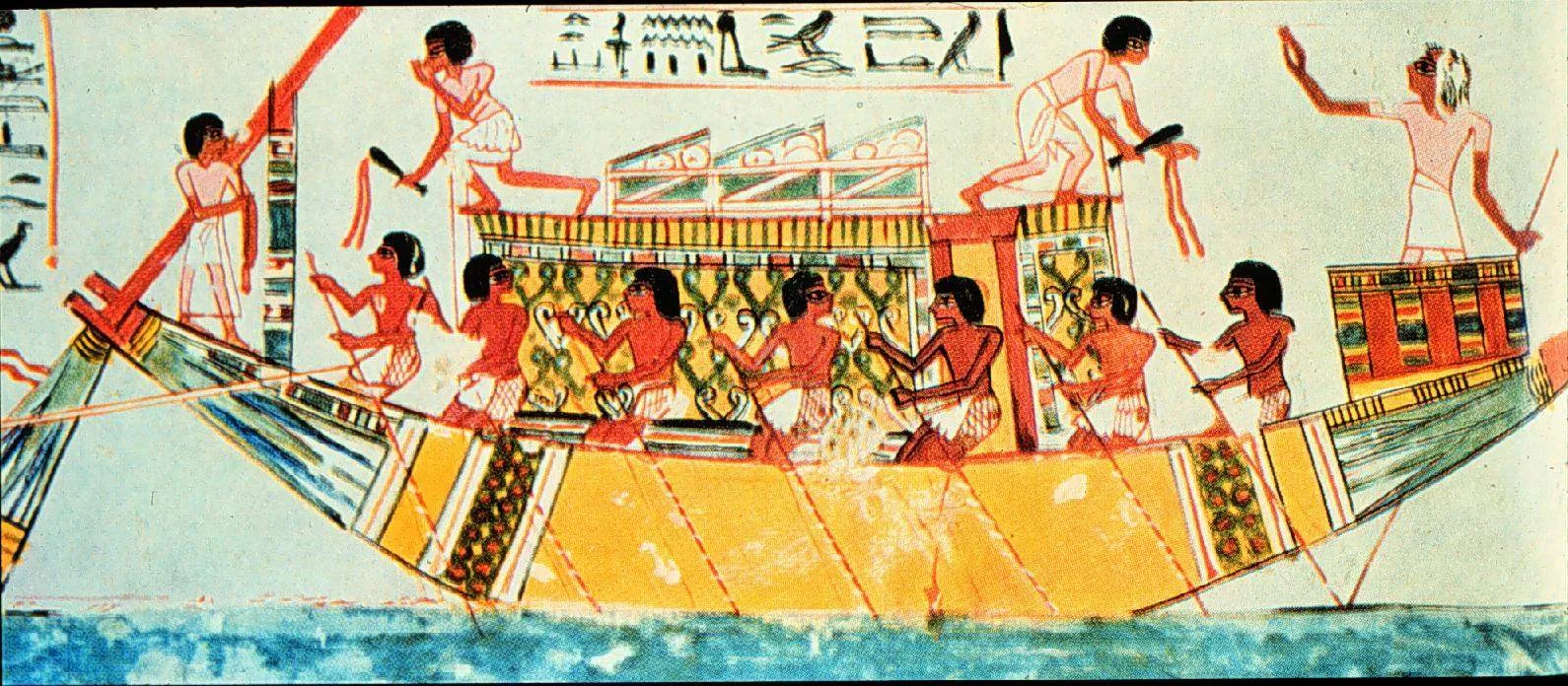 EgyptTombOarboat