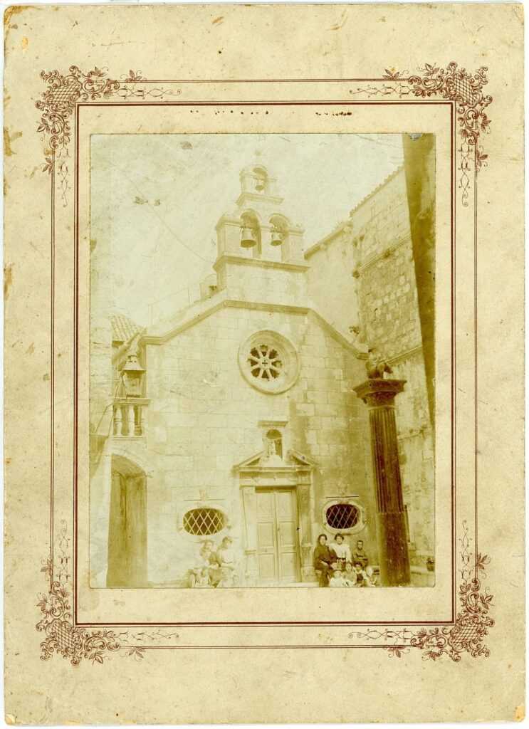 A Sveti Mihovila homlokzata a XIX–XX. század fordulóján